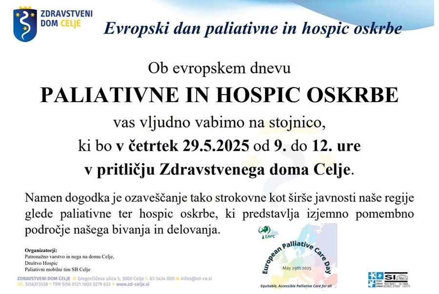 Evropski dan paliativne in hospic oskrbe 